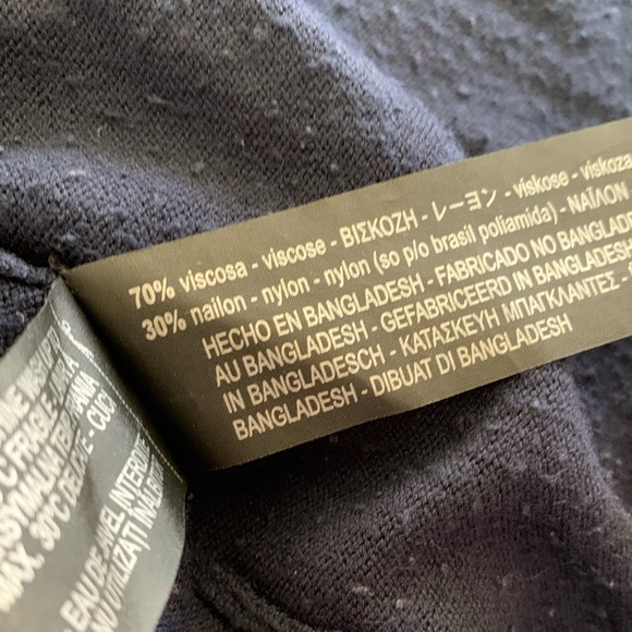 Zara Navy knit cardigan open front size s small - Picture 2 of 4